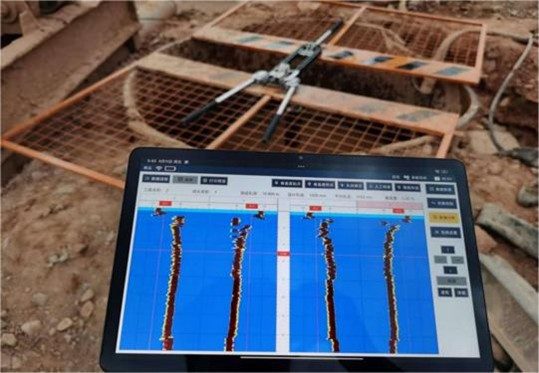 Wireless STD measurement on rebar cage